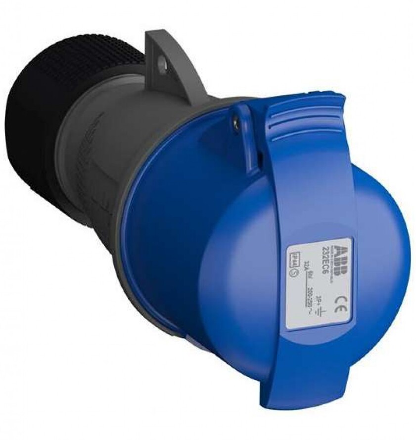 Розетка кабельная 232EC6 Easy&Safe 232EC6 32А 2P+E IP44 6ч ABB 2CMA102031R1000 в Москве