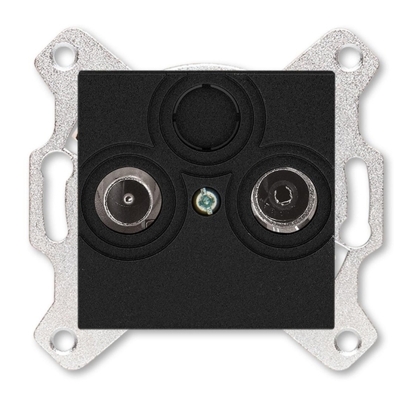 Розетка TV-R оконечная красный ABB Levit (1) в Москве