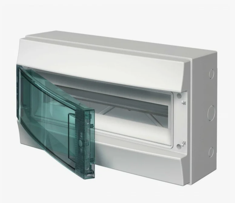 ABB Mistral41 Бокс настенный 18М зеленая дверь (с клемм)