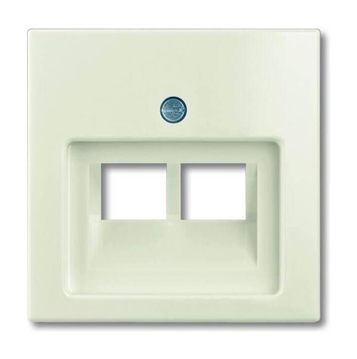 ABB Basic55 2CKA001753A0213 Крышка розетки компьютерной (RJ45, альпийский белый) в Москве