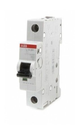 ABB S201 C80 Автоматический выключатель 1 полюсный 80А 6кА с хар. 2CDS251001R0804 Реле контроля напряжения фазное в Москве