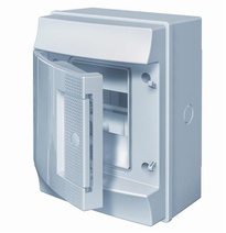 ABB Mistral65 бокс навесной 4 модуля непрозрачная дверь (без клемм) 1SL1100A00