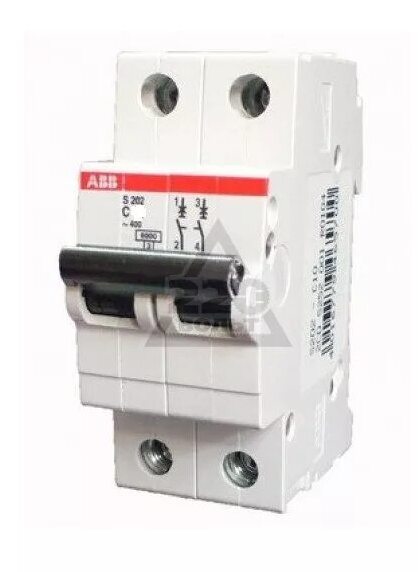 ABB S202 Автоматический выключатель 2P 2A (Z) 6kA в Москве