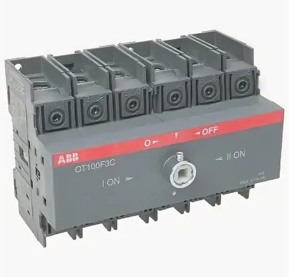 OT100F3C Реверсивный рубильник 3полюсный 100А без ручки ABB 1SCA105008R1001 в Москве