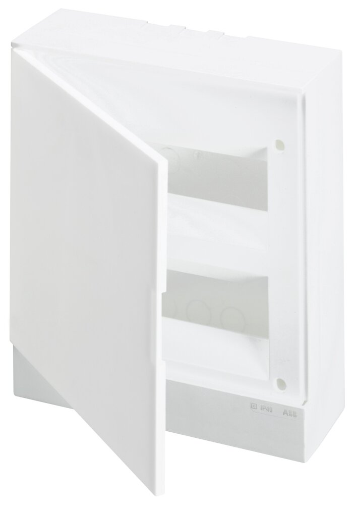 ABB Basic E Бокс настенный 24М белая непрозрачная дверь (с клеммами) в Москве