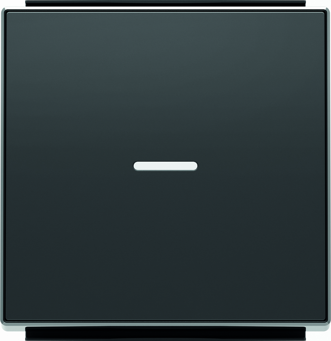 Переключатель одноклавишный с подсветкой ( c 2-х мест) ABB Sky, 10 А, черный бархат 2CLA810200A1001 + 2CLA850130A1501 + 2CLA819202A1001