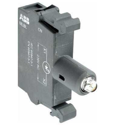 Патрон MLBL-07G со встроенным светодиодом зеленый 230В AC ABB 1SFA611621R1072 в Москве