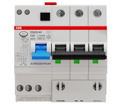 ABB DS202 Дифференциальный автомат 4мод. A-C16/0,03 2CSR252140R1164 в Москве