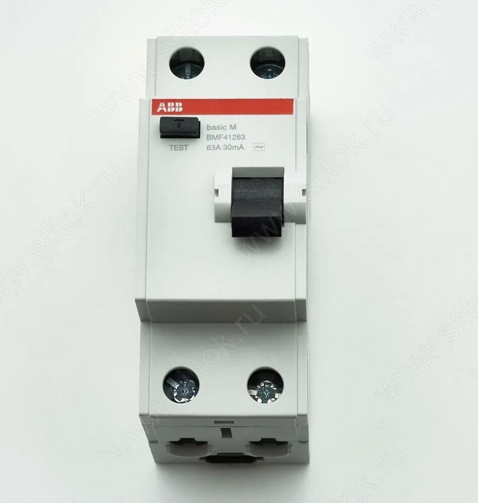 ABB Basic M BMF412 AC 2P 40A 30mA Выключатель диффер. тока (УЗО) 30мA тип 2CSF602041R1400 Узо FH204 4п 25A в Москве