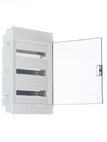 ABB Mistral41 Щит распределительный встраиваемый 54 модуля дымчатая дверь (арт. 1SLM004101A2209) в Москве