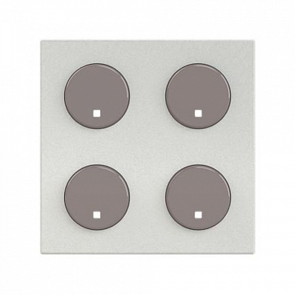 ABB Zenit SR-4-N2PL Центральная плата 4-кнопочная free@home, серебряный в Москве