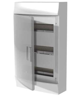 ABB Mistral41 Бокс настенный 36М зеленая дверь (без клемм) 3ряда в Москве