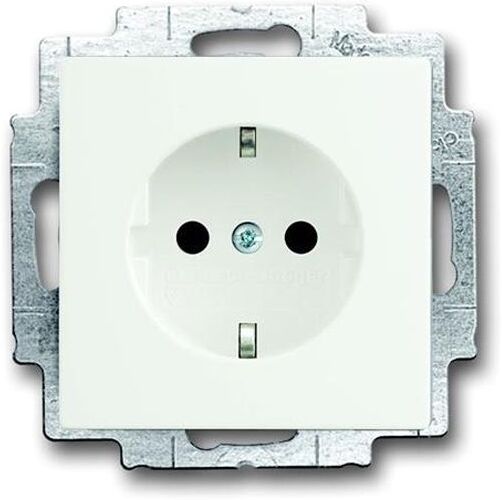 ABB BJE Розетка SCHUKO 16А 250В c шторками, c LED-подсветкой, Future/Axcent/Carat/Династия, белый ба в Москве