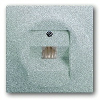 Розетка компьютерная одинарная RJ45 5-й кат., ABB Impuls, серебристый 2CKA001753A0087 + 2CKA000230A0410