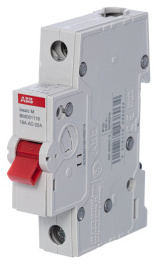 ABB S201 B63 Автоматический выключатель 1 полюсный 63А с хар.В-6кА-230V 2CDS251001R0635 в Москве