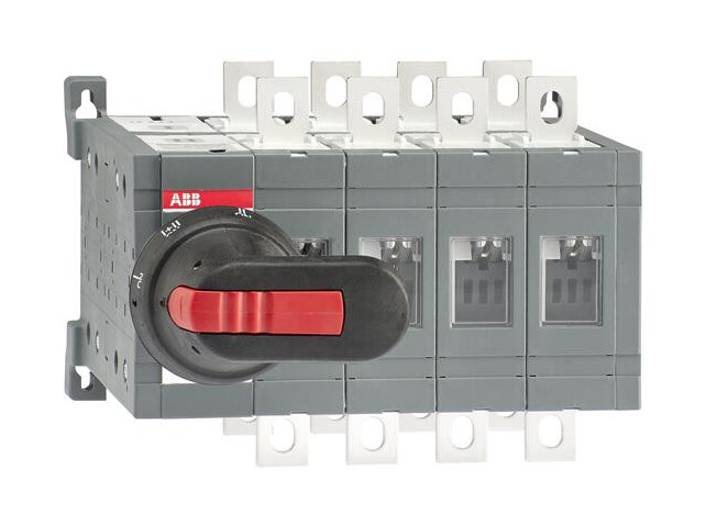 Рубильник реверсивный OT250E04CLP с перекрытием контактов ABB 1SCA108605R1001 в Москве