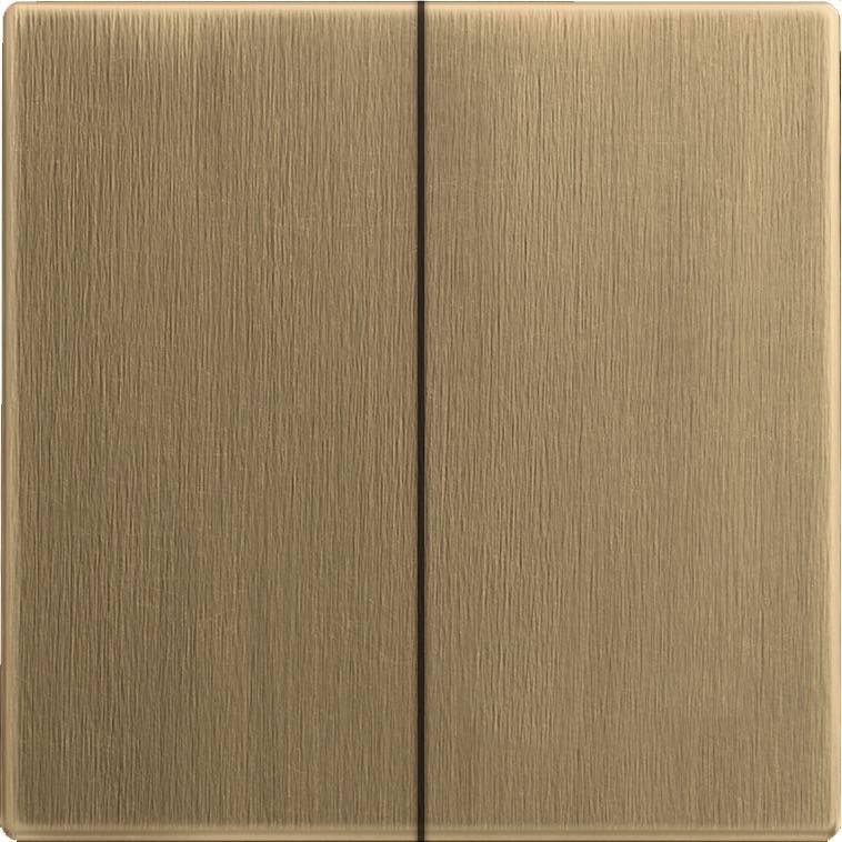 Переключатель двухклавишный (вкл/выкл с 2-х мест) (античная латунь) 2CKA001751A3117 + 2CKA001011A0928