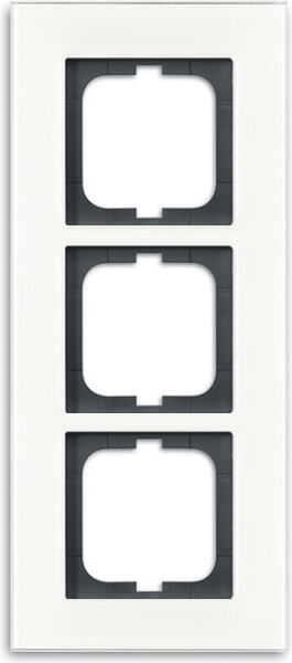 ABB BJE Solo 84 Рамка 4 поста solo белый, Белый, Пластик, 1724-84 в Москве