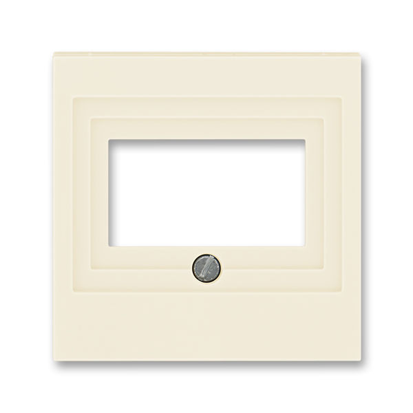 Акустическая розетка двойная ABB Levit, слоновая кость 2CKA000230A0464 + 2CHH290040A4017