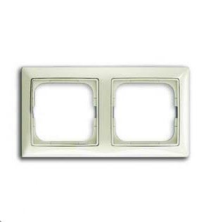 Рамка двойная ABB Basic 55, шале-белый 2CKA001725A1512
