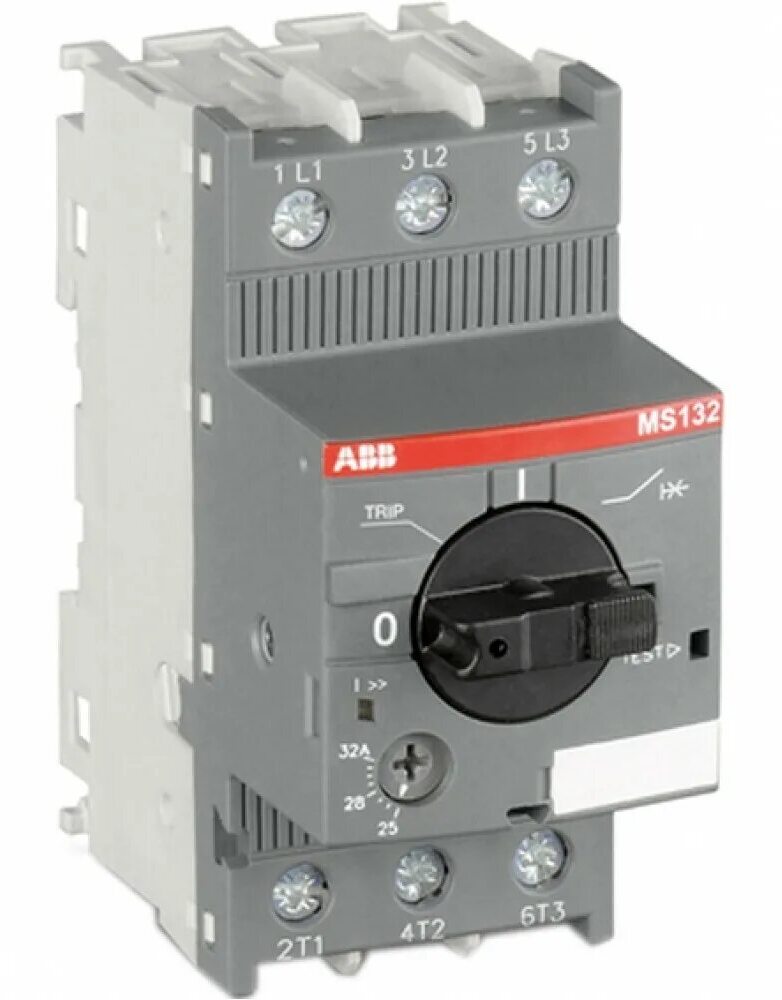 Автоматич. выключ. MS116-0.4 50 кА с регулир. тепловой защитой 0,25A-0,40А Класс тепл. расцепит. 10 1SAM250000R1003 ABB тип: автоматический выключатель, количество полюсов: 3, отключающая способность в Москве