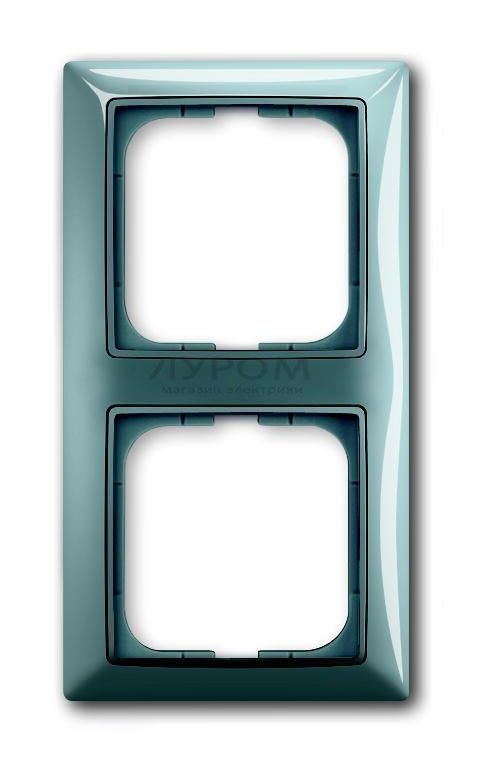 ABB Basic55 Шампань Рамка 2 поста в Москве