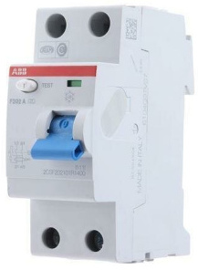 ABB F202 AC-40/0,03 УЗО 2-х полюсное 40А 30мА тип AC 10kA 230В 2CSF202001R1400 трехфазные 100mA в Москве