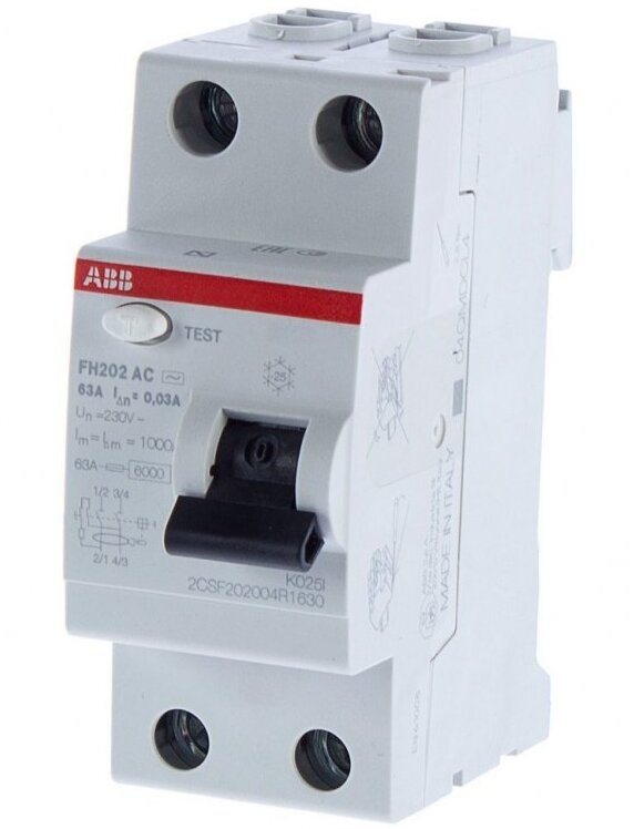 ABB Basic M BMF412 AC 2P 40A 30mA Выключатель диффер. тока (УЗО) 30мA тип 2CSF602041R1400 в Москве