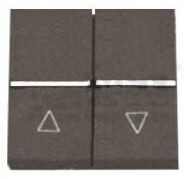 ABB Zenit Выключатель жалюзийный с фикс. N2244.1 AN Антрацит в Москве