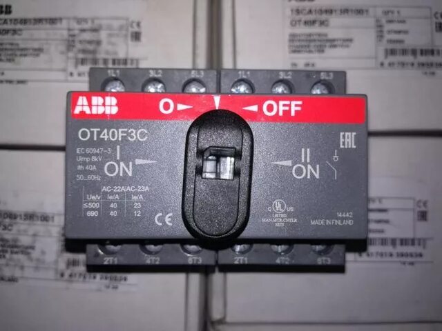 Abb SGC Рубильник в боксе OT315KFCC3B до 315А 3х-полюсный, нет фланец II в Москве