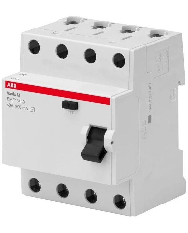 Выключатель дифференциального тока УЗО 4п 40А 300 мА FH204 АС 2CSF204003R3400 ABB в Москве