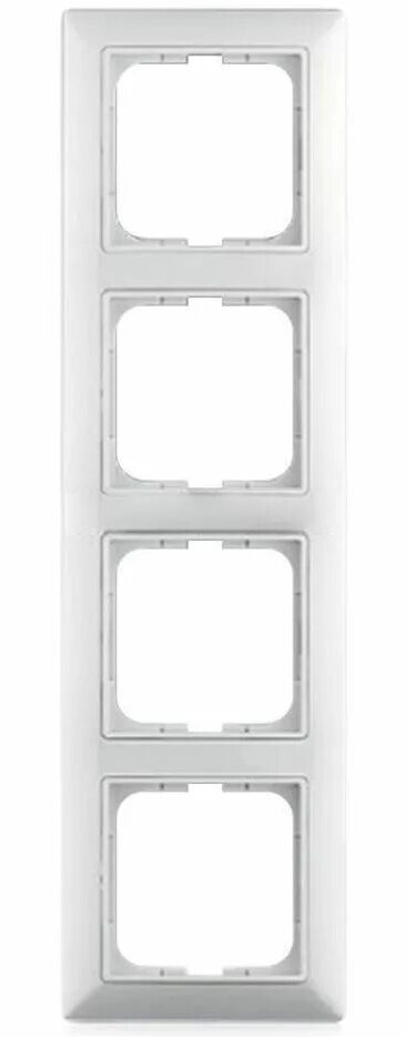 ABB Basic55 2CKA001725A1482 Рамка 4-постовая (альпийский белый) в Москве
