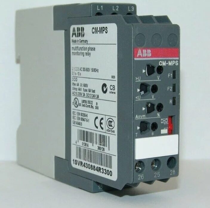 Реле контроля напряжения CM-PVE (контроль 3 фаз) ABB Германия в Москве