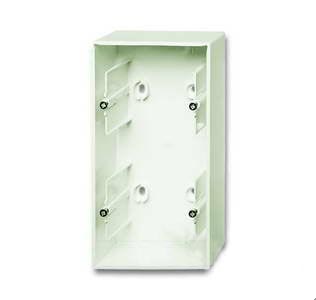 Коробка двойная для открытого монтажа, ABB Basic 55, шале-белый 2CKA001799A0969